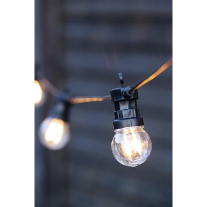 Markslöjd 107292 - LED spoljna dekorativna girlanda GIRLANDA GARDEN, 10x LED, 5,5 m, IP44