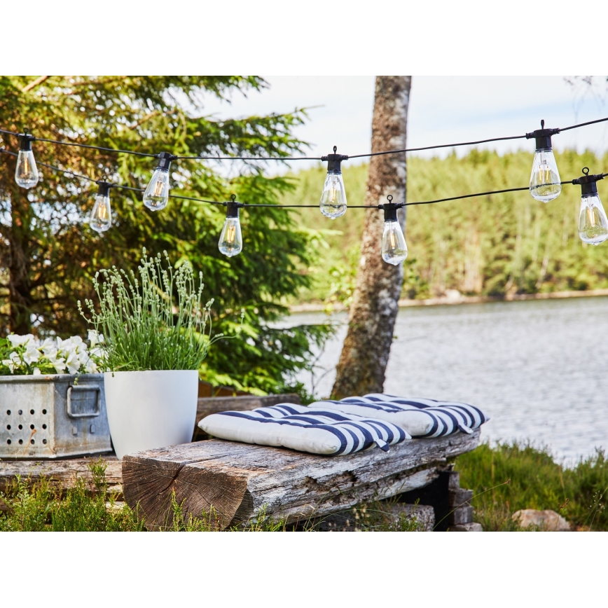 Markslöjd 107293 - LED spoljašnji dekorativni lanac GIRLANDA GARDEN 10xLED 5,5m IP44