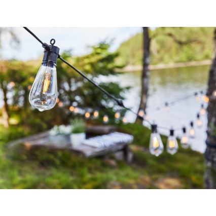 Markslöjd 107293 - LED spoljašnji dekorativni lanac GIRLANDA GARDEN 10xLED 5,5m IP44