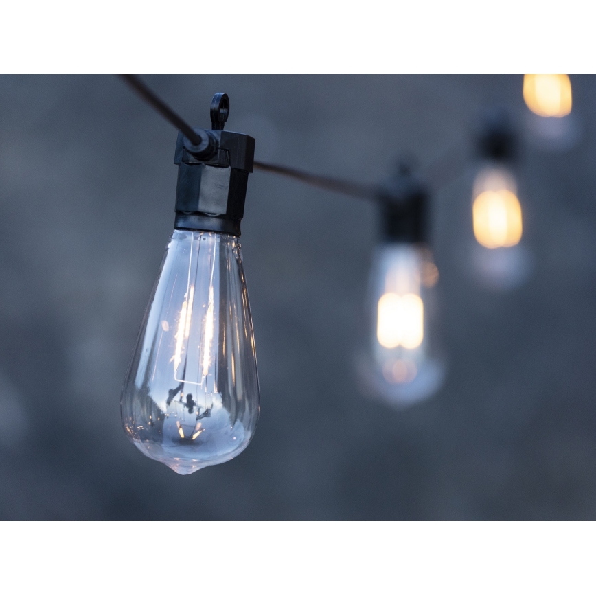 Markslöjd 107293 - LED spoljašnji dekorativni lanac GIRLANDA GARDEN 10xLED 5,5m IP44