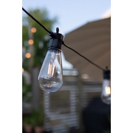 Markslöjd 107293 - LED spoljašnji dekorativni lanac GIRLANDA GARDEN 10xLED 5,5m IP44