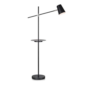 Markslöjd 107307 - Podna lampa sa USB LINEAR 1xE14/40W/230V
