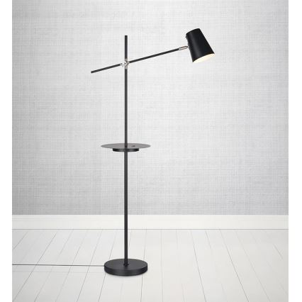 Markslöjd 107307 - Podna lampa sa USB LINEAR 1xE14/40W/230V