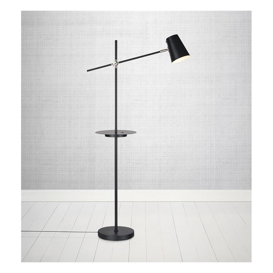 Markslöjd 107307 - Podna lampa sa USB LINEAR 1xE14/40W/230V