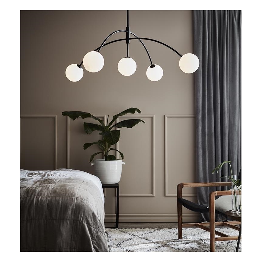 Markslöjd 107560 - Luster na sajli HEAVEN 5xG9/28W/230V