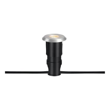 Markslöjd 107716 - spoljašnja ugradna LED svetiljka GARDEN24 LED/0,8W/24V IP44 crna/matni hrom