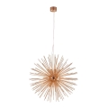 Markslöjd 107752 - Luster na sajli SOLEIL 12xE14/20W/260V roze zlato