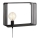 Markslöjd 107814 - Zidno svetlo SHELF 1xE27/60W/230V