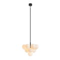 Markslöjd 107911 - Luster na šipci MERLOT 13xG9/20W/230V, prečnik 56 cm, bela/crna
