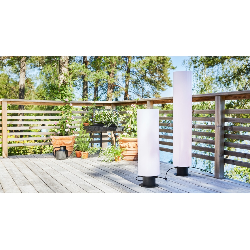 Markslöjd 107986 - GARDEN24 spoljašnja LED svetiljka, 20W/24V, 110 cm, IP44, crna
