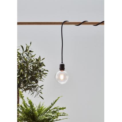 Markslöjd 107989 - LED spoljašnja viseća svetiljka GARDEN24 LED/2,86W/24V IP44 crna/prozirna