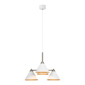 Markslöjd 108077 - Luster na sajli KLINT 4xE14/40W/230V beo