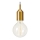 Markslöjd 108098 - Luster na sajli BRONX 1xE27/60W/230V brončan