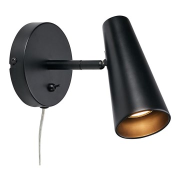 Markslöjd 108200 - Zidno reflektorsko svetlo CREST 1xGU10/7W/230V crna