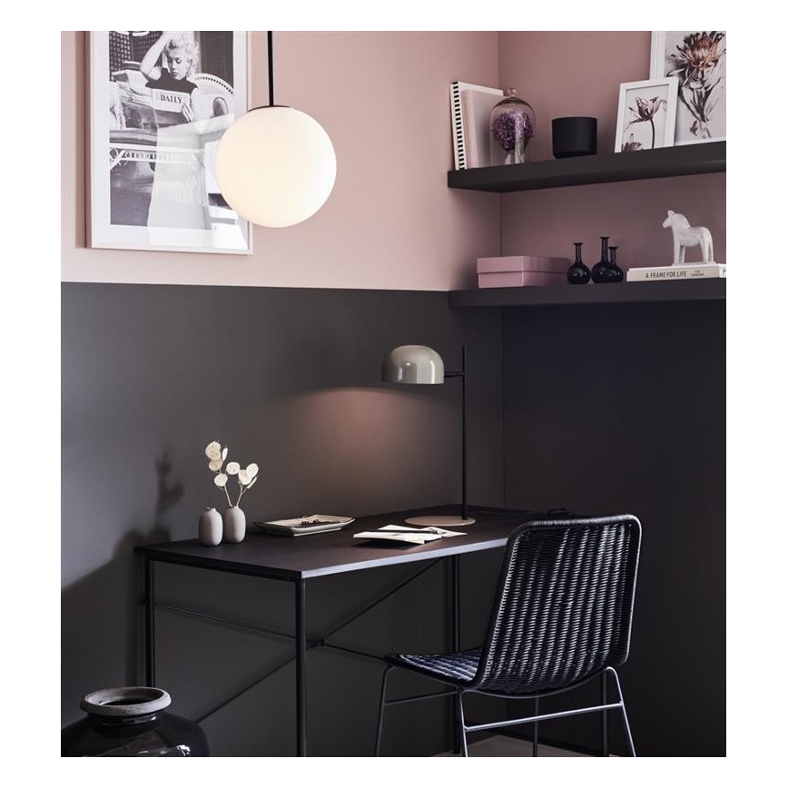 Markslöjd 108292 - Stona lampa POSE 1xE14/25W/230V siva