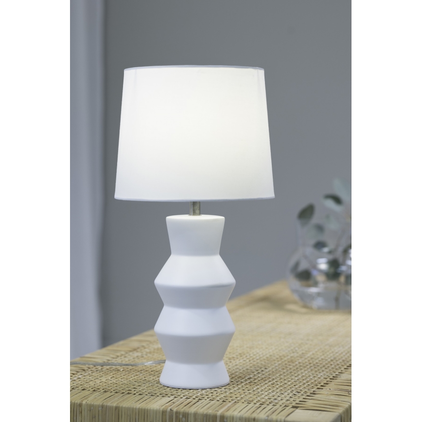 Markslöjd 108448 - Stona lampa SIENNA 1xE27/40W/230V bela