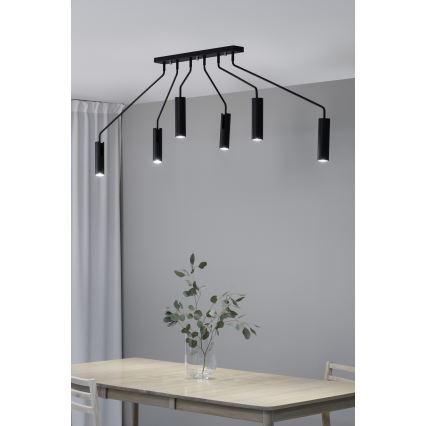 Markslöjd 108508 - Spot svetlo RAMUS 6xGU10/25W/230V crna