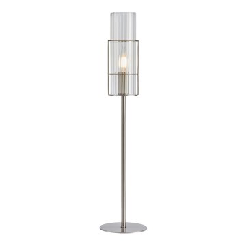 Markslöjd 108558 - Stona lampa TUBO 1xE14/40W/230V 65 cm sjajni hrom/prozirno
