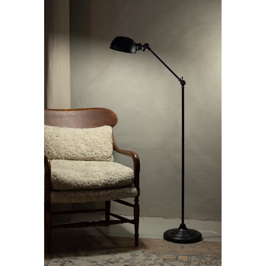 Markslöjd 108586 - Podna lampa PORTLAND 1xE27/40W/230V, crna