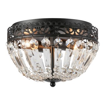 Markslöjd 108598 - Plafonsko svetlo ETIENNE 2xE14/40W/230V crno