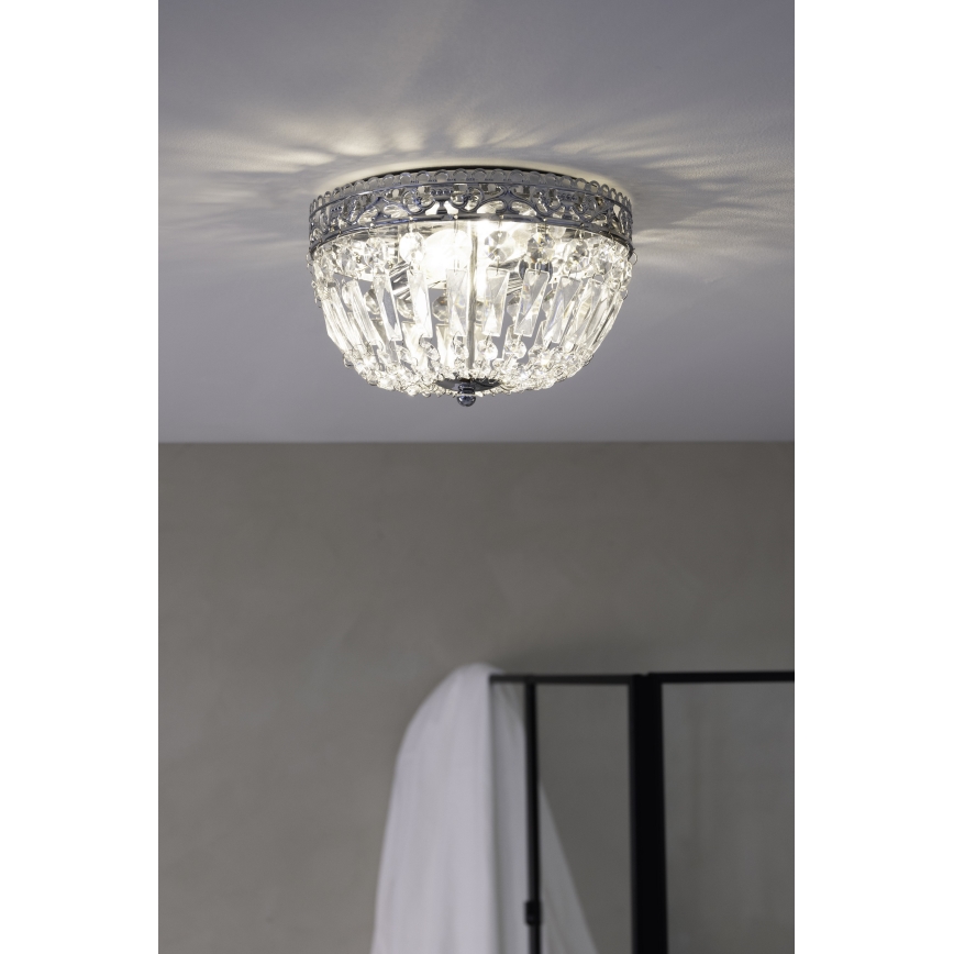 Markslöjd 108599 - Plafonska svetiljka ETIENNE 2xE14/40W/230V sjajni hrom