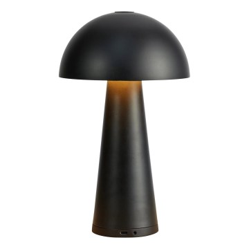 Markslöjd 108655 - LED prigušiva punjiva lampa FUNGI LED/1,5W/5V IP44 crna