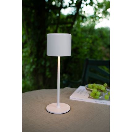 Markslöjd 108658 - prigušiva LED punjiva lampa FILO LED/2W/5V IP44 30 cm bela