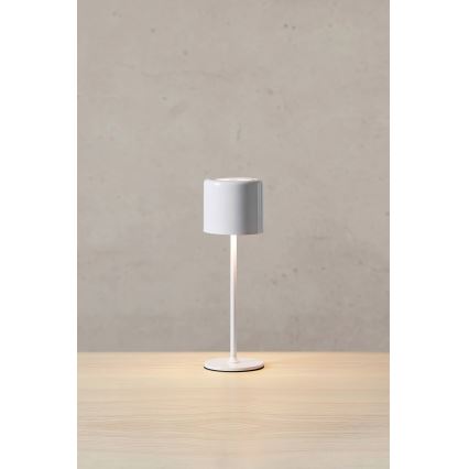 Markslöjd 108658 - prigušiva LED punjiva lampa FILO LED/2W/5V IP44 30 cm bela