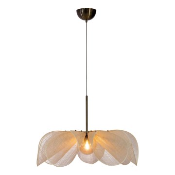 Markslöjd 108661 - Luster na sajli STYRKA 1xE27/40W/230V prečnik 75 cm bež