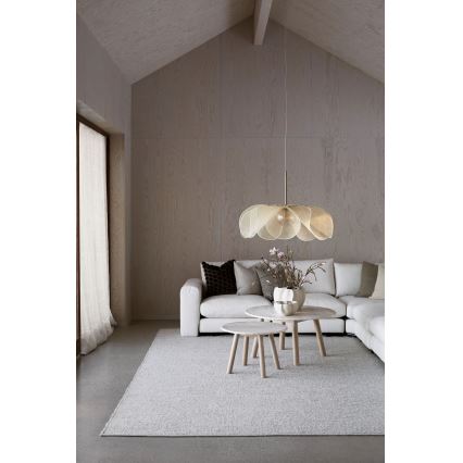 Markslöjd 108661 - Luster na sajli STYRKA 1xE27/40W/230V prečnik 75 cm bež