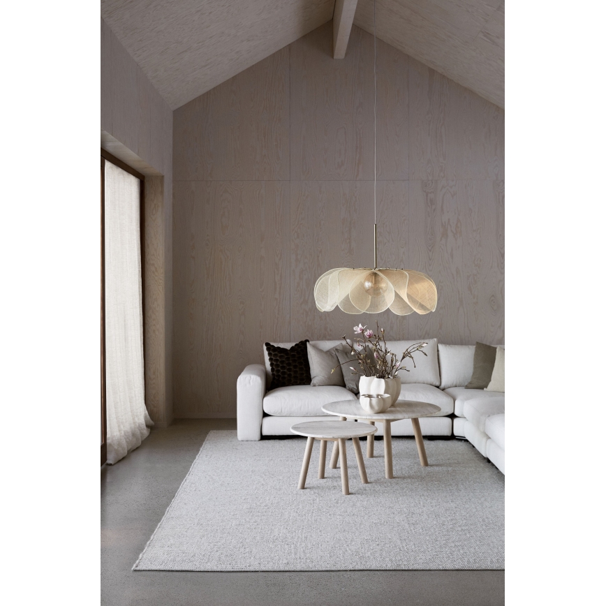 Markslöjd 108661 - Luster na sajli STYRKA 1xE27/40W/230V prečnik 75 cm bež