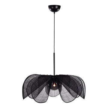 Markslöjd 108662 - Luster na sajli STYRKA 1xE27/40W/230V Ø 75 cm crna