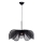 Markslöjd 108662 - Luster na sajli STYRKA 1xE27/40W/230V Ø 75 cm crna