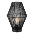 Markslöjd 108666 - Stona lampa CASA 1xE27/40W/230V crna