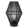 Markslöjd 108666 - Stona lampa CASA 1xE27/40W/230V crna