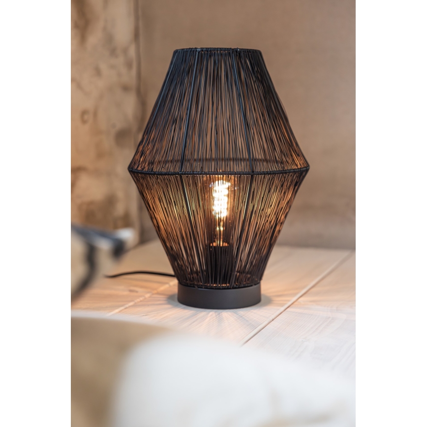 Markslöjd 108666 - Stona lampa CASA 1xE27/40W/230V crna