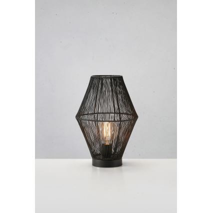 Markslöjd 108666 - Stona lampa CASA 1xE27/40W/230V crna