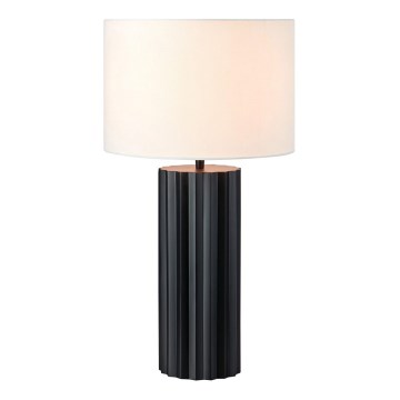 Markslöjd 108670 - Stona lampa HASHIRA 1xE27/40W/230V bela/crna