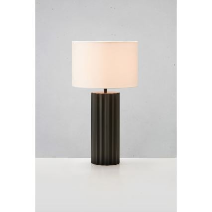 Markslöjd 108670 - Stona lampa HASHIRA 1xE27/40W/230V bela/crna