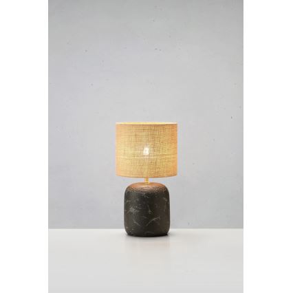 Markslöjd 108683 - Stona lampa MONTAGNA 1xE14/40W/230V 32 cm bež/crna