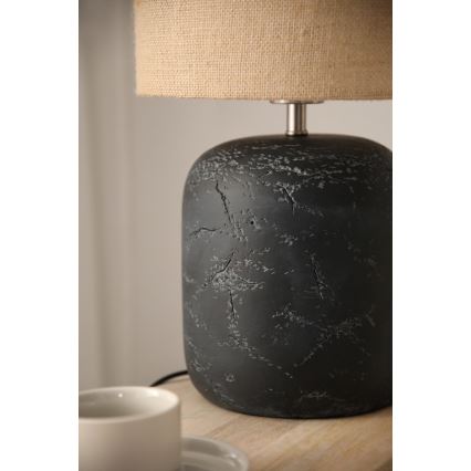 Markslöjd 108684 - Stona lampa MONTAGNA 1xE14/40W/230V 45 cm bež/crna