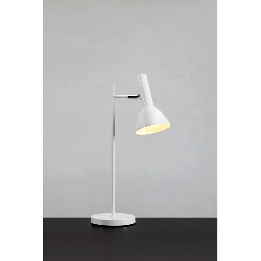 Markslöjd 108688 - Stona lampa METRO 1xE27/40W/230V bela