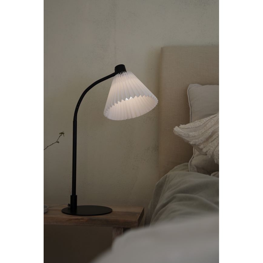 Markslöjd 108697 - Stona lampa MIRA 1xE14/40W/230V crna/bela