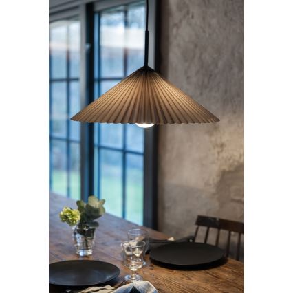 Markslöjd 108709 - Luster na sajli PLISADO 1xE27/40W/230V prečnik 50 cm siva