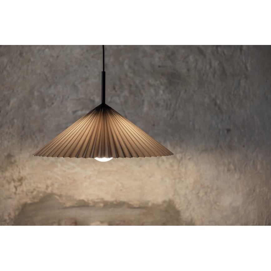 Markslöjd 108709 - Luster na sajli PLISADO 1xE27/40W/230V prečnik 50 cm siva