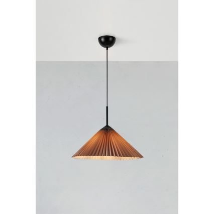Markslöjd 108709 - Luster na sajli PLISADO 1xE27/40W/230V prečnik 50 cm siva