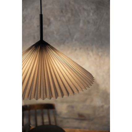 Markslöjd 108709 - Luster na sajli PLISADO 1xE27/40W/230V prečnik 50 cm siva