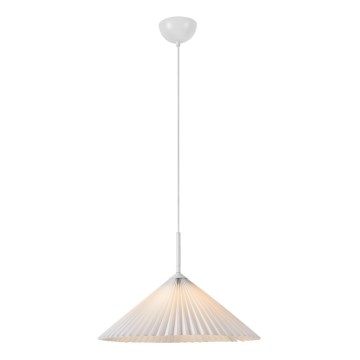 Markslöjd 108711 - Luster na sajli PLISADO 1xE27/40W/230V prečnik 50 cm bela