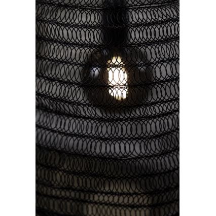 Markslöjd 108772 - Luster na sajli TAZZA 1xE27/40W/230V crna