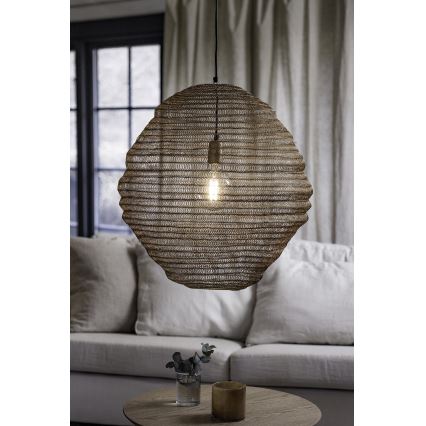 Markslöjd 108773 - Luster na sajli TAZZA 1xE27/40W/230V zlatni